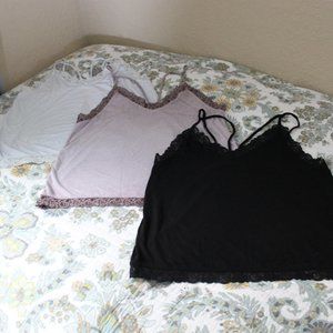 Set of 3 Super Soft American Eagle Strappy Cami's! Size small